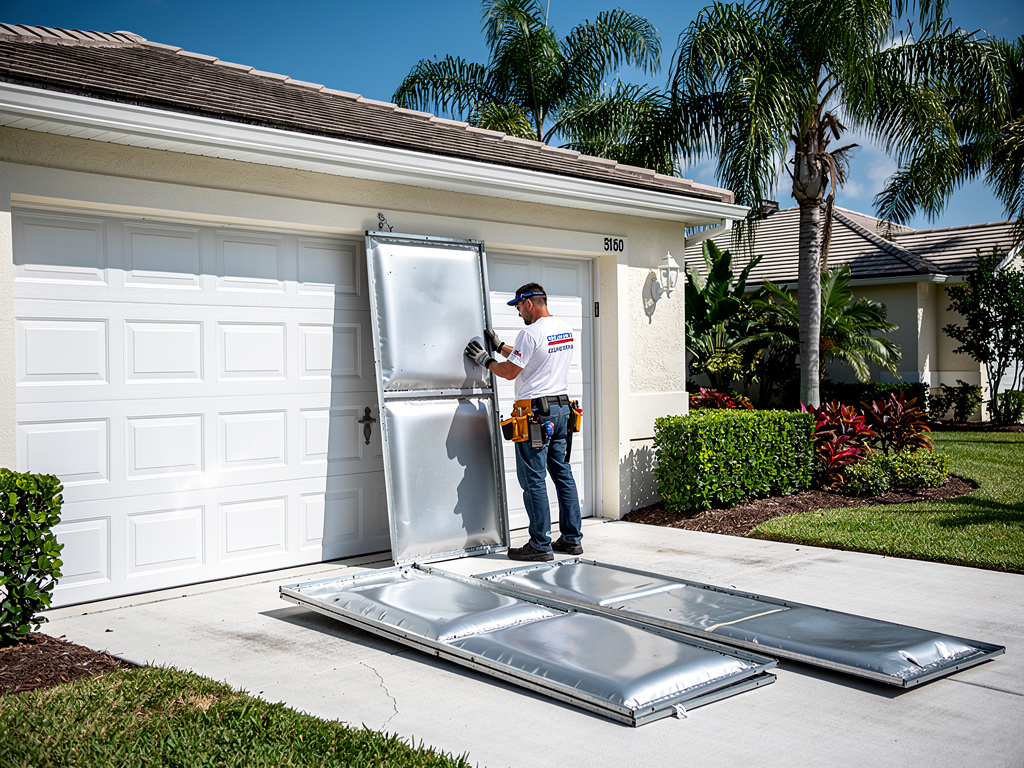 Garage Door Panel Replacement in Miramar FL