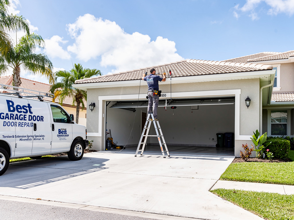 Best Garage Door Repair Companies for Torsion and Extension Springs in Miramar, FL