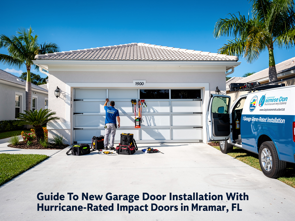 Guide To New Garage Door Installation With Hurricane-Rated Impact Doors in Miramar, FL